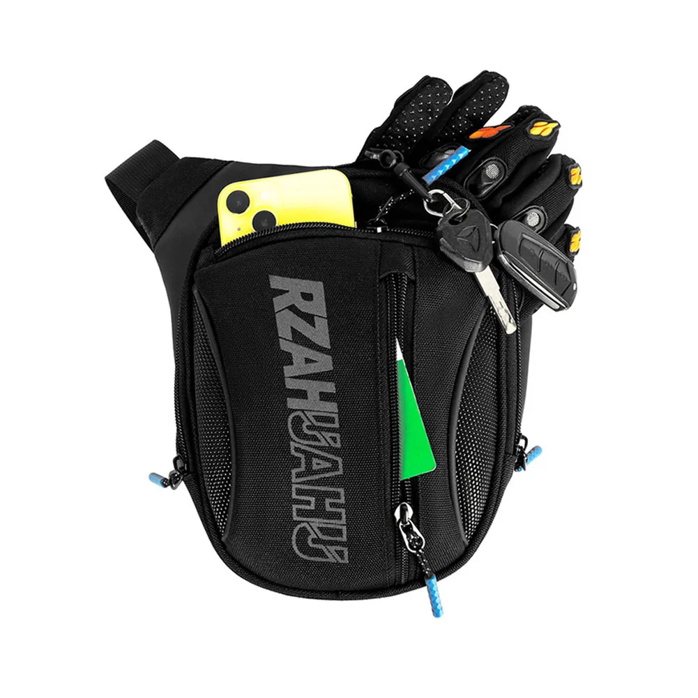 

Motorcycle Hip Bum Bag Waterproof Motorbike Riding Chest Bag Adjustable Motorcycle Crossbody Bag for Hiking Camping Fishing