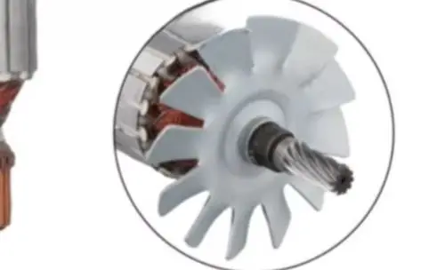For Workshop Use Rotor Armature Electric Motor Core Tool Part For Chop Saws Metal Construction High Conductivity