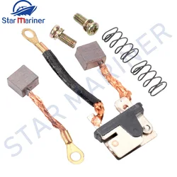 63P-82181 Carbon Brush Set For Yamaha Outboard Motor 2T And 4T 115HP 150HP Trim Tilt Motor Inclued 62X-4386K Brush 63P-43892-10