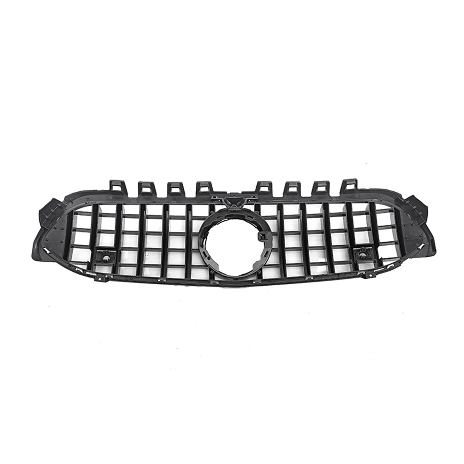 Front Grille Grill For Mercedes Benz A Class W177 V177 A180 A200 A220 A250 A35 A45 AMG 2019-2022 GT Style Upper Bumper Hood Mesh