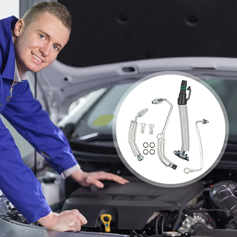 ท่อระบายน้ำมันเทอร์โบและท่อส่งน้ำมันเครื่อง 55568031 55592600 25198546 55567067 สำหรับ Buick Encore 2013-2021 สำหรับ Cruze Sonic Trax