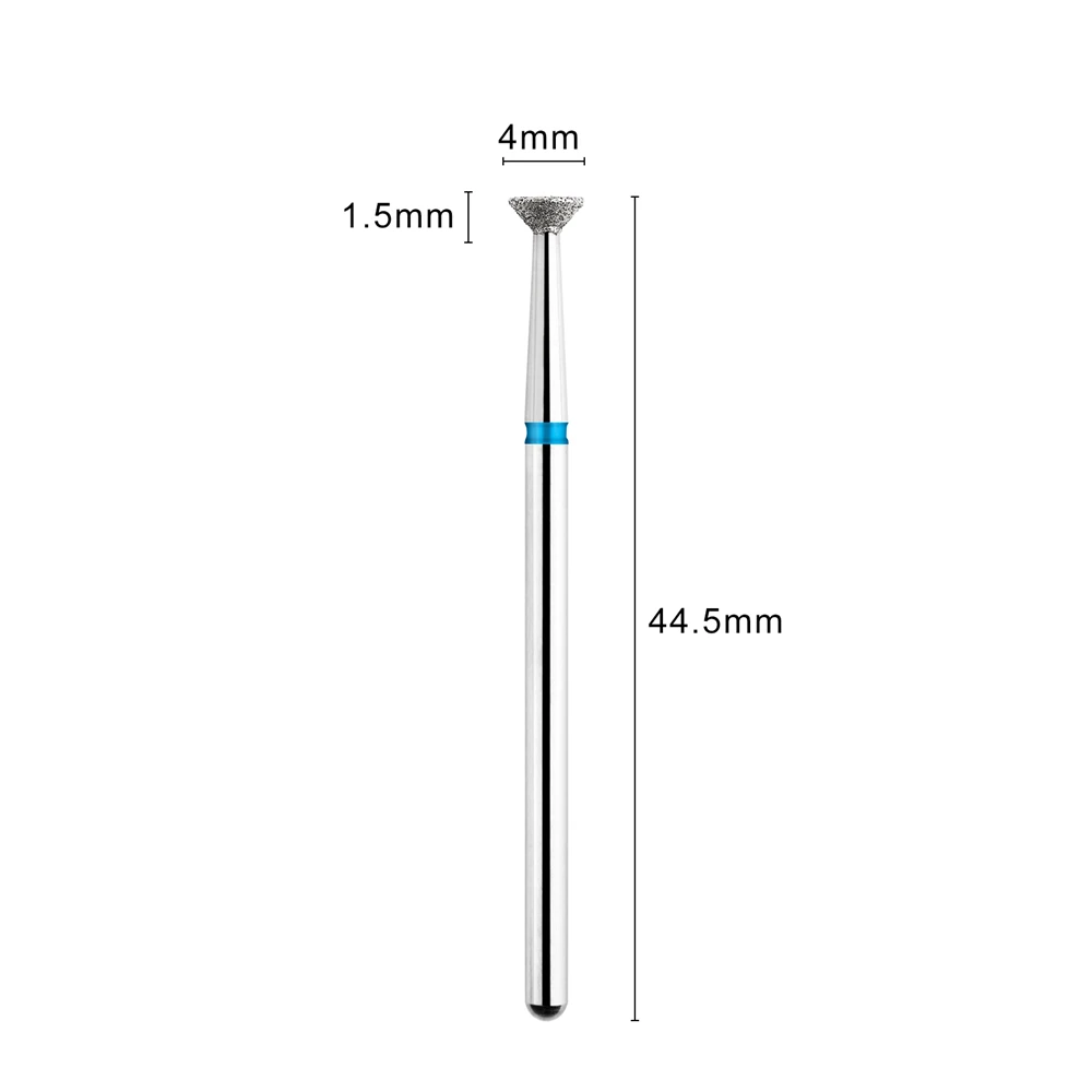 Carbide Nail Broca para Manicure, Rebarbas rotativas de diamante Remoção de transbordamento de cola Lixa elétrica de unhas Ferramentas pedicure Cutícula Limpa