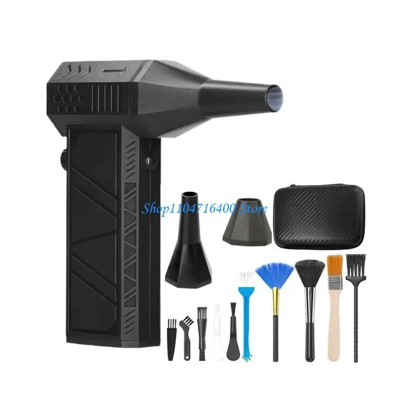 

y1gd Strong Plastic Constructed Blower Large Power Boosted Fan Cordless for Home Office Dust Cleaning & Auto Care Applications