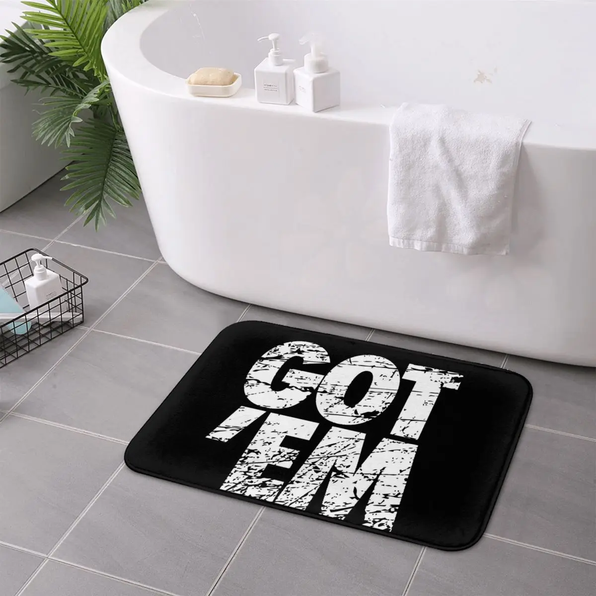 GOT EM Hypebeast حذاء رياضة تصميم عدم الانزلاق ممسحة الكلمة حصيرة السجاد البساط للمطبخ مدخل المنزل شرفة مسند القدم الحصير #1