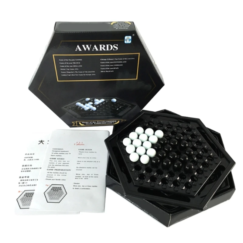 Pinballs Checkers Abalones Table Game Portable Chess Set Family Board Game Adult Kids Entertainment Chess Table Game R66E