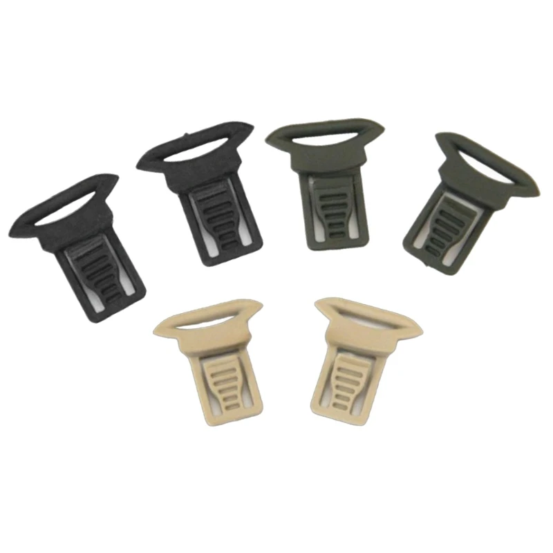 Side Rotating Clips for Helmets, Goggles Swivels Clip, Adapters, Buckles Accessories, 1 Pair