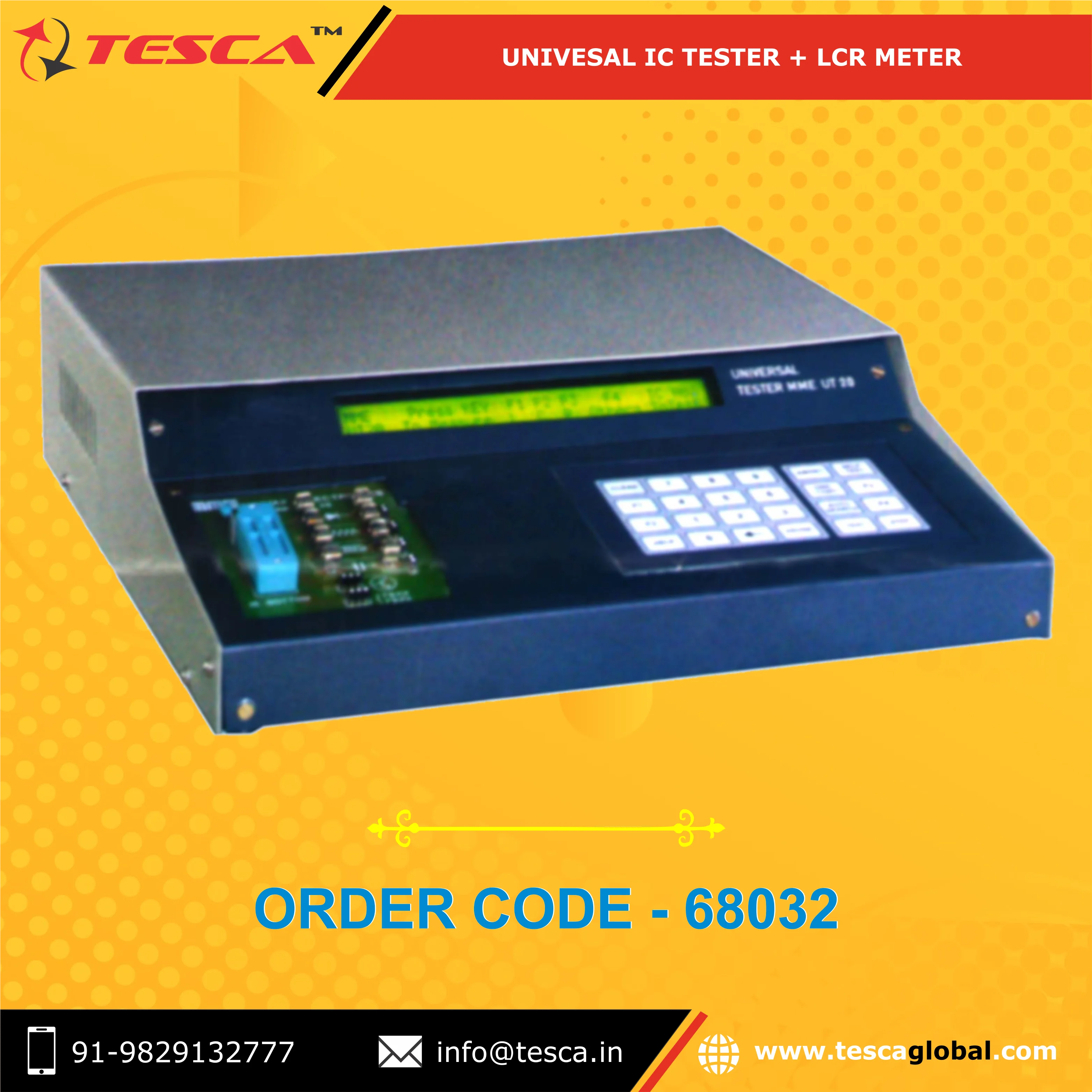 Universal IC Tester with LCR Meter-Test & Measurement Instrument