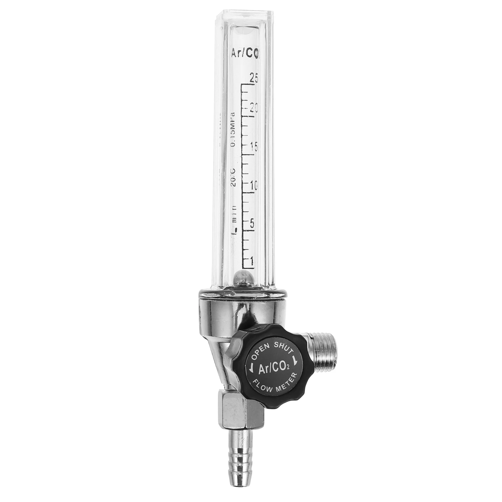 

Gas Flow Degree Gas Flow Co2 Regulator Meter Float Tube Argon CO2 Flowmeter Aluminum Measurement Tool