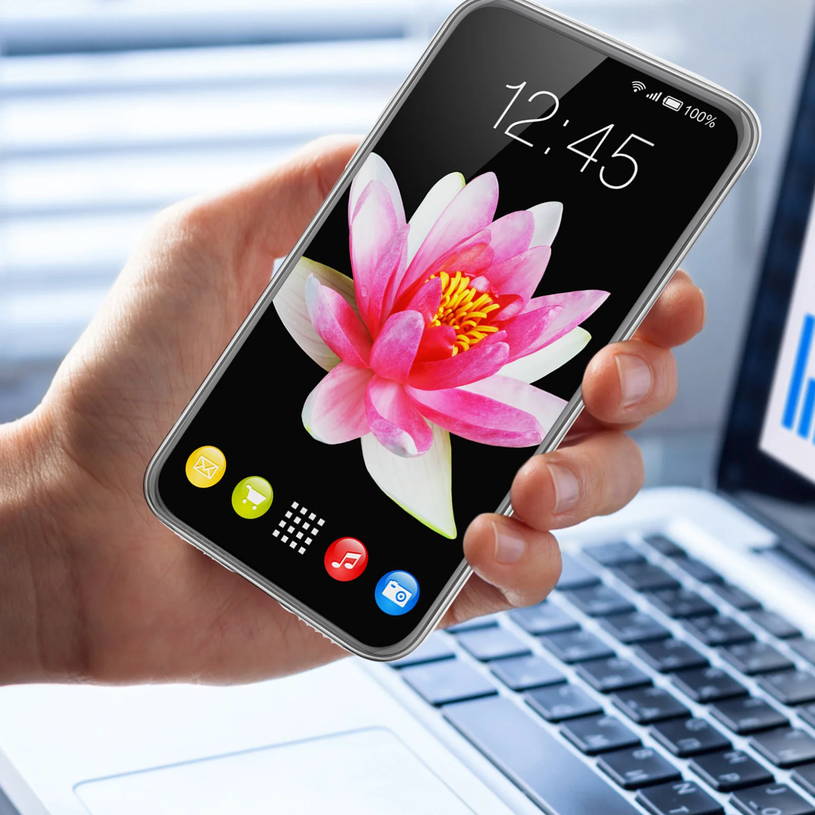 Custodia per telefono in resina personalizzata da 5 pezzi compatibile con 11 coperture rigide in acrilico sottile custodia protettiva per cellulare fai da te resistente ai graffi