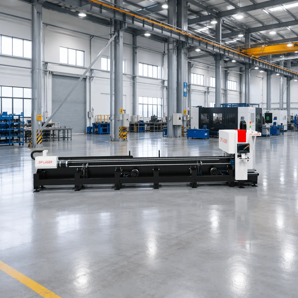 DPLASER D-Series Automatic Loading CNC Fiber Laser Tube Cutting Machine for Furniture Metal Pipe Processing