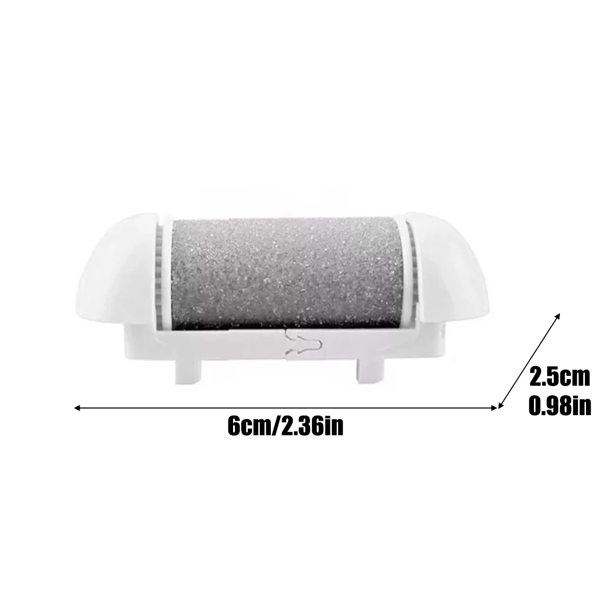 رؤوس دوارة بديلة متوافقة مع مجموعة أدوات ماكينة حلاقة مسامير القدم للكعوب المتشققة والجلد الميت #6