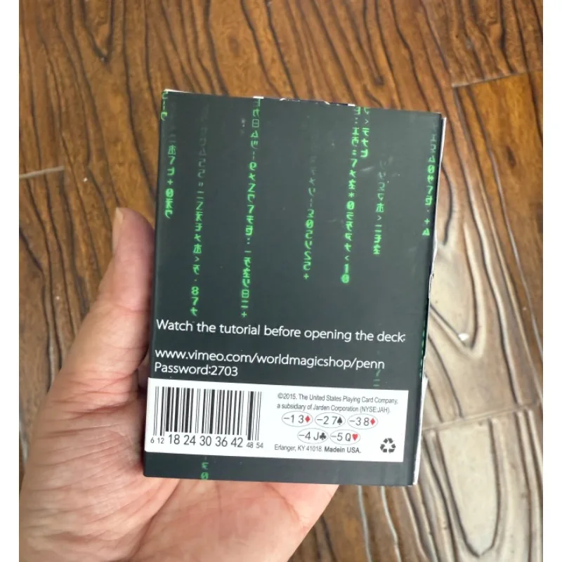 Baralho de acumulador David Penn - Truque automático de empilhamento de cartas para leitura mental, mentalismo e magia de close-up