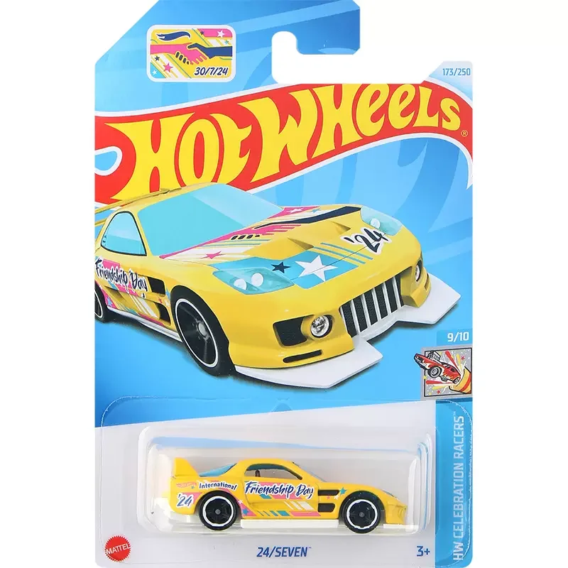 

Original Hot Wheels Car 24/SEVEN Boys Toys Scale 1/64 Diecast Vehicle Metal Model HW Celebration Racers Collector Birthday Gift