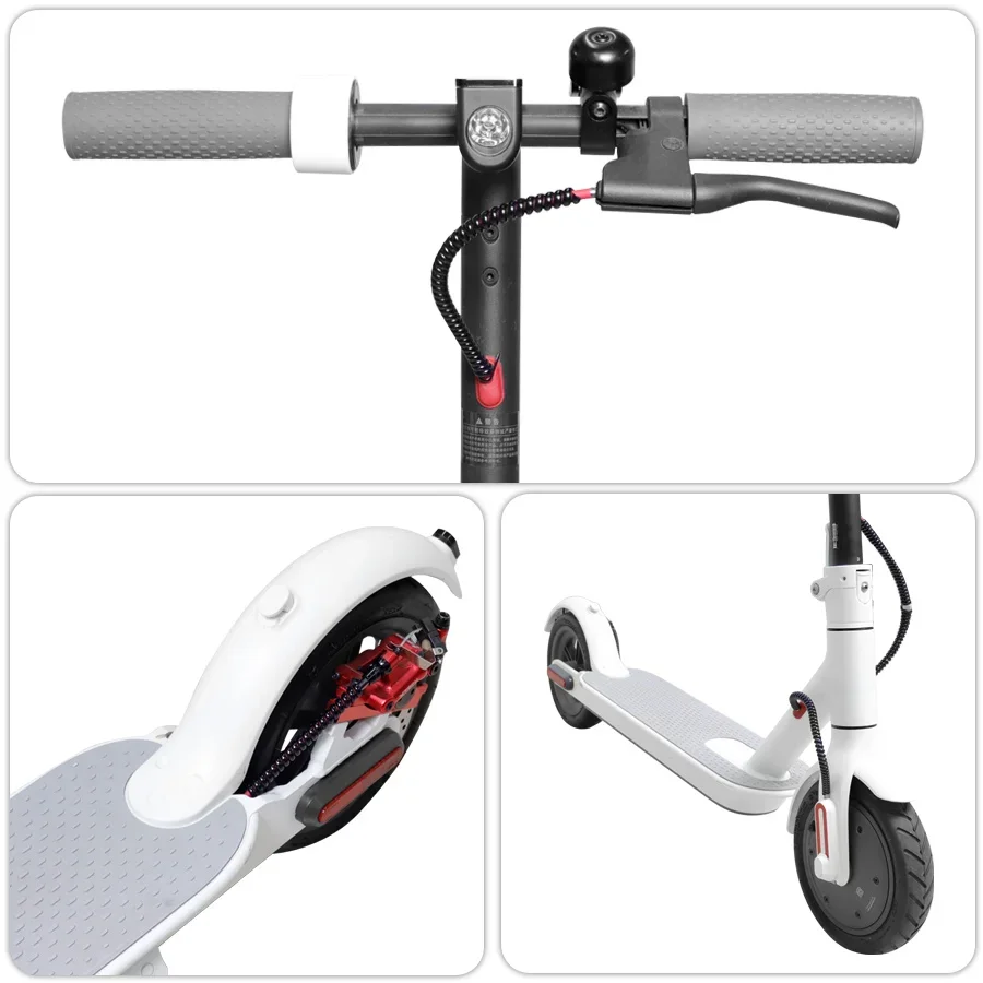 

E-Scooter Cable Management System - Spiral Wrap Protector For Dualtron & M365 Pro