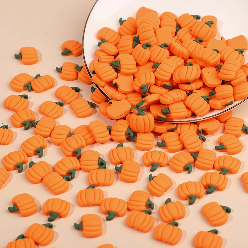 

20/50pcs Mini Resin Pumpkins Cute DIY Crafts Hair Accessories Fake Pumpkins Handmade Materials Halloween Decorations Party Gifts
