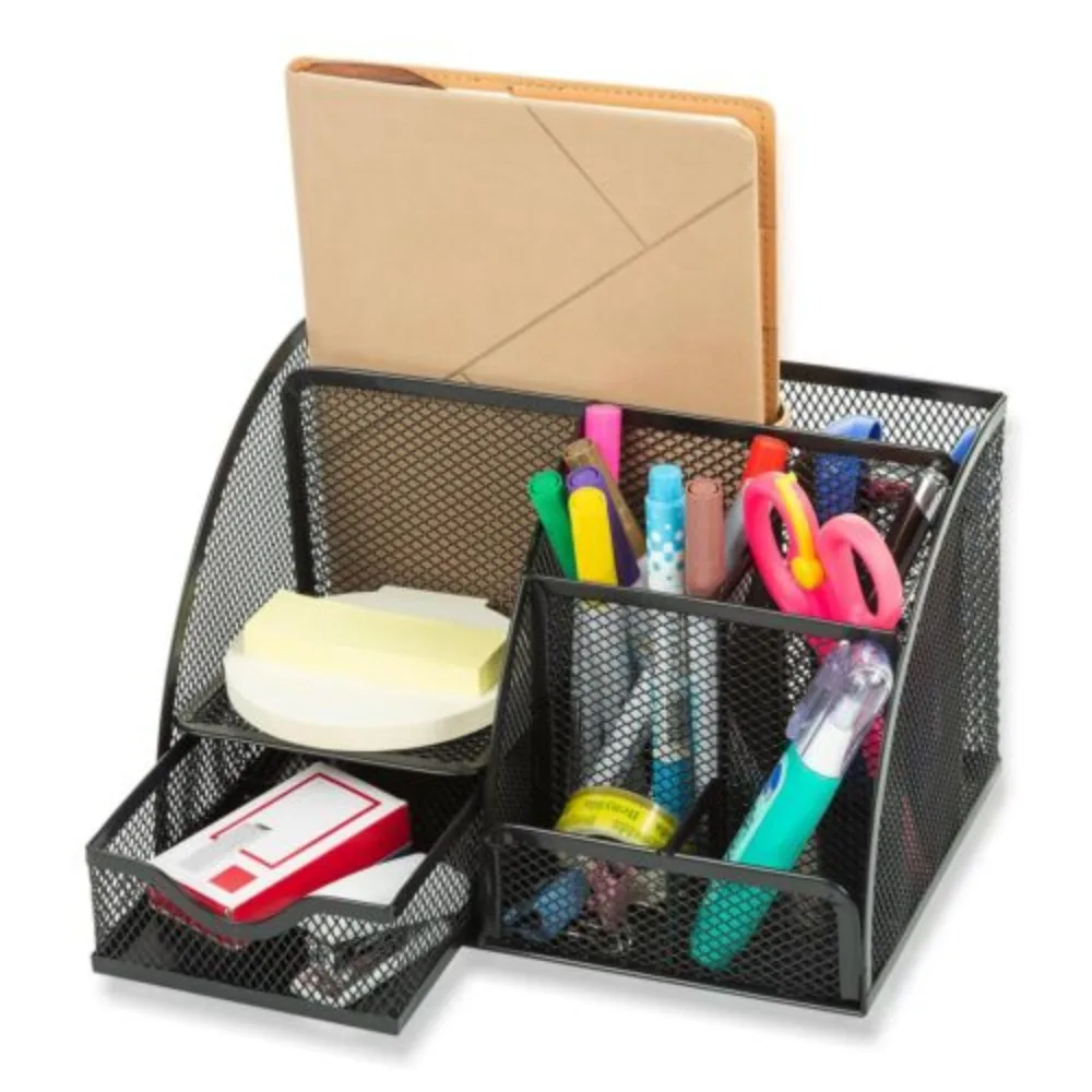 New Holder Stand Case Storage Box Mesh Office Organizer Stationery
