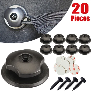 Araba Gövde Kancaları Organizatör Arka Arka Kargo Montaj Bagaj Ağı Sabitleme Raptiye Fahişe Araba Vidalı Yapışkan Bant Kiti ile Modifiye