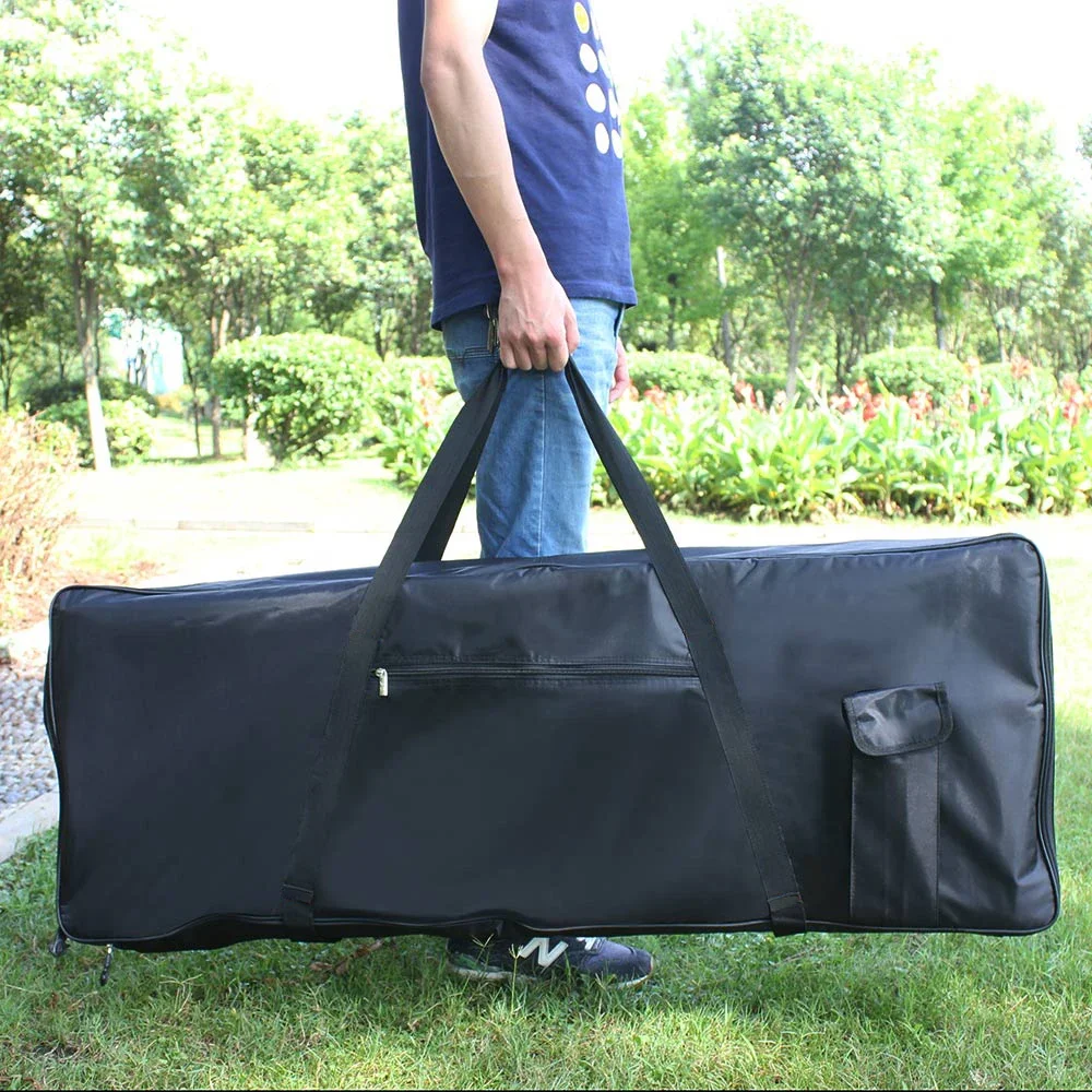 M MBAT 61/76 Chave Saco de órgão eletrônico Universal Bolsa de tecido Oxford à prova d'água Capa de piano eletrônico espessada