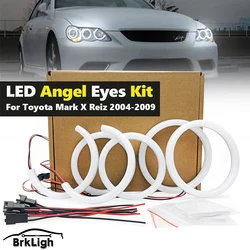 Car Styling For Toyota Mark X REIZ 2004 2006 2007 2008 2009 Excellent Ultra Bright Cotton Angel Eyes Kit Halo Ring