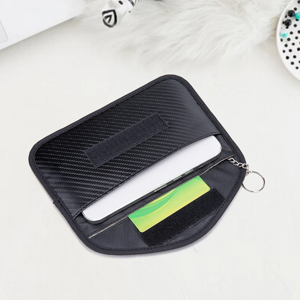 2 pçs/set objetos de valor com bloqueio alça de transporte caixa de documentos à prova de fogo faraday bolsa certificados portátil duplo zíper ened