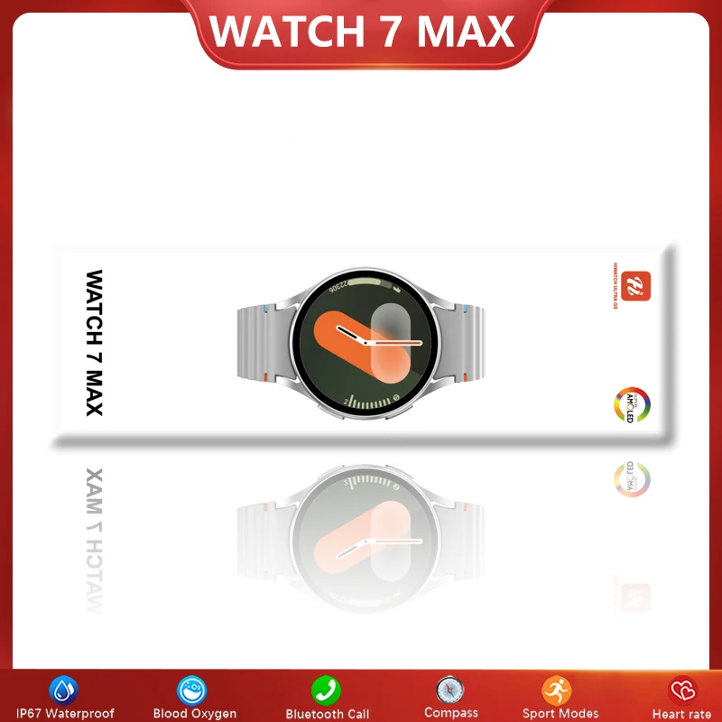 Reloj Inteligente 2026 con GPS, Monitor de Ritmo Cardíaco, Llamadas Bluetooth, Resistente al Agua IP68, Brújula, para Hombres y Mujeres, Compatible con Galaxy