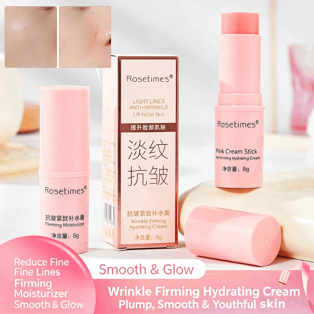 1/5PCS Collagen Wrinkle Bounce Multi Balm Stick Moisturizing Cream for Face Lips Neck Reduce Dullness Fine Lines Korean Skincare
