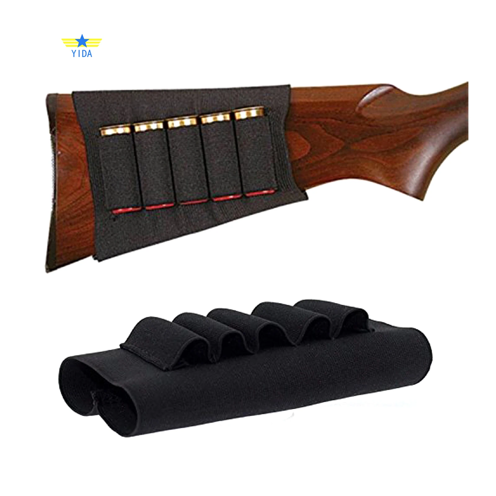 

Tactical Buttstock for Shotguns - Shotshell Holder Buttstock Butt Stock Ammo Pouch Accessories Hunters Butt Stock for Butt Stoc