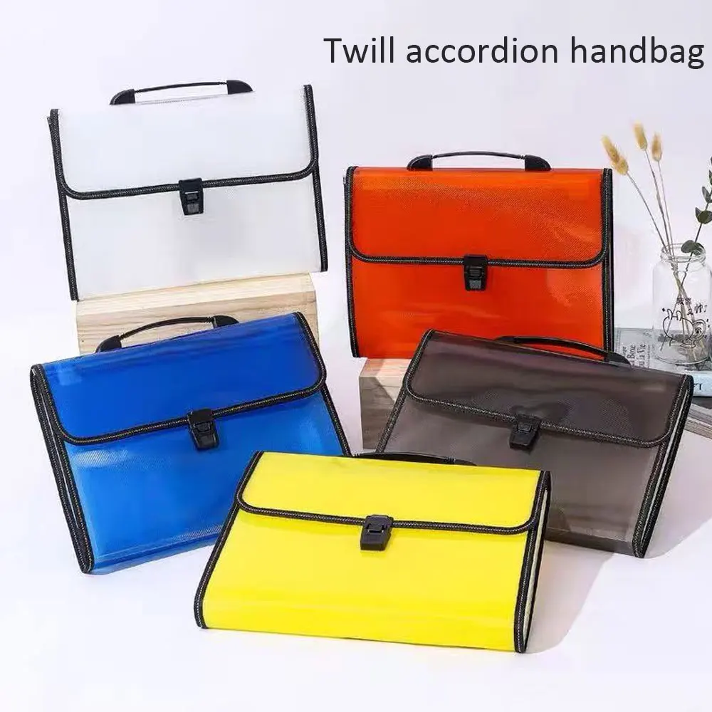 1PC Twill Portable Accordion Bag, 13 Layers of Large-Capacity Folders, Easy to Classify and Store Files. 6