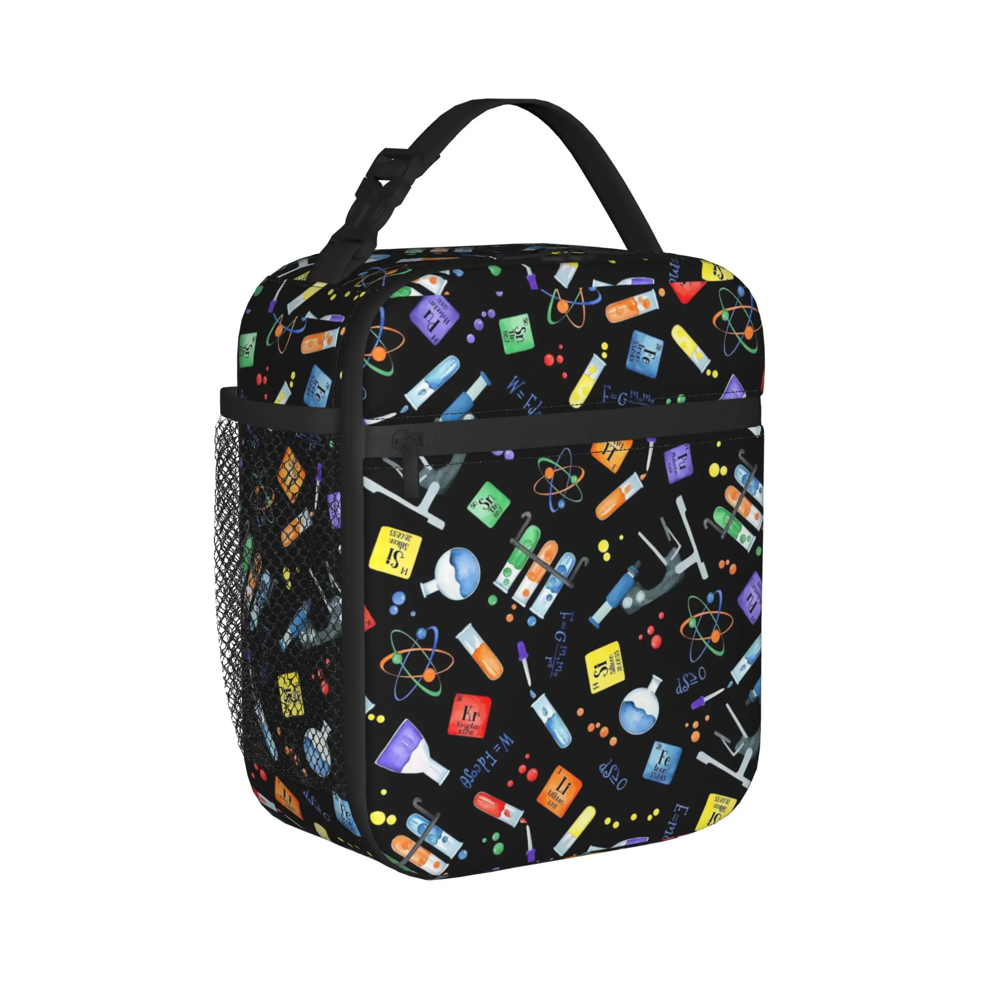 Math Rubik Rubix Rubics Player Cube Math Lunch Bag  School Lunch Box For Child Fashion Designer Thermal Tote Zipper Cooler Bag