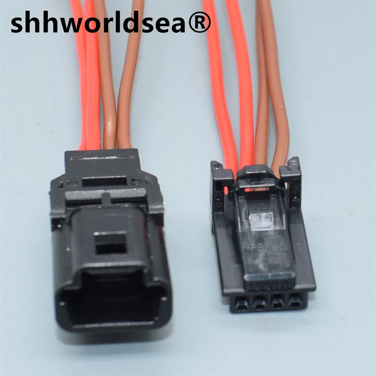 shhworldsea  4 Pin female male Automotive Connectors 1379658 CONN PLUG shell sheath 1379658-1 1379674-1 with wires