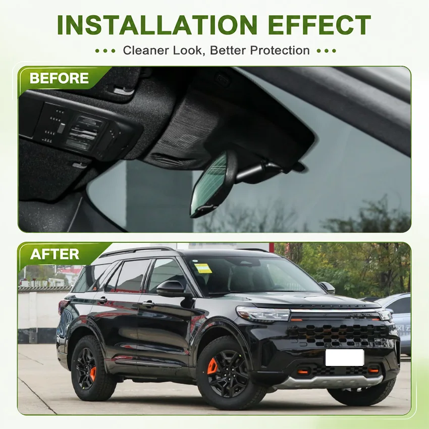 For Ford Explorer (Gas / Hybrid models, non-EV)2024-2026 Dash Cam for Car Camera Recorder Dashcam WIFI Car Dvr Recording Devices
