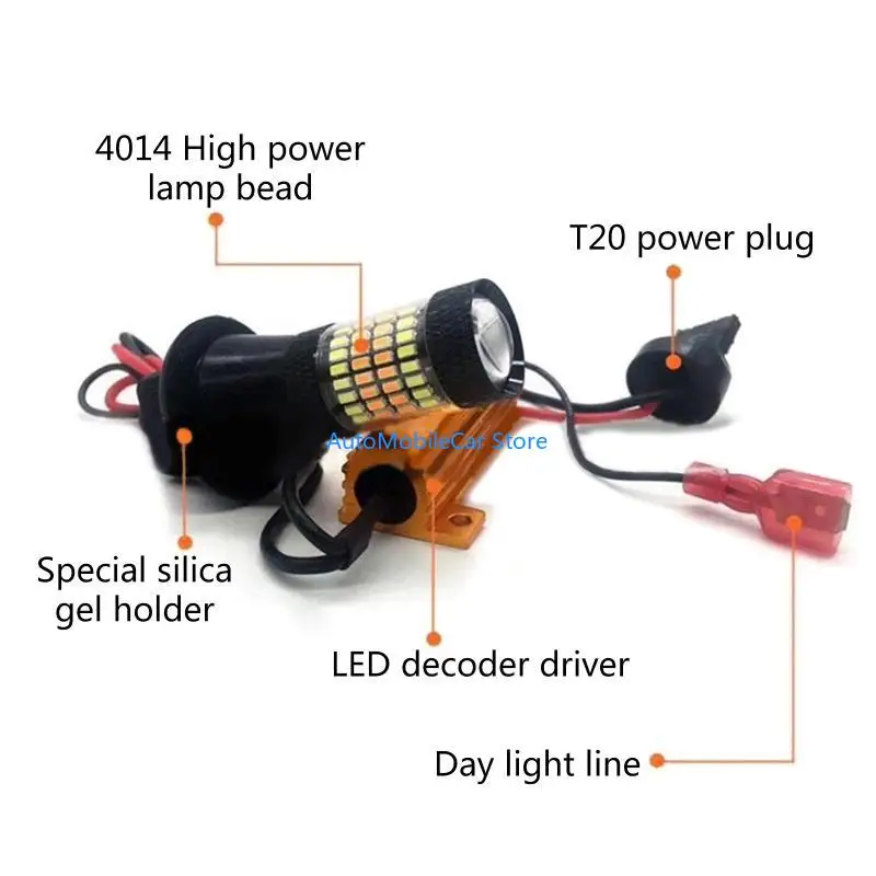 G8TE 2PCS LED LED MOOND MOID