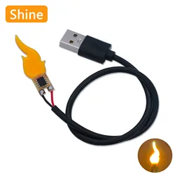 LED 5V USB Candle Light Creative Wedding Atmosphere Birthday LED Light DIY Candle Venue Decoration Light Accessories