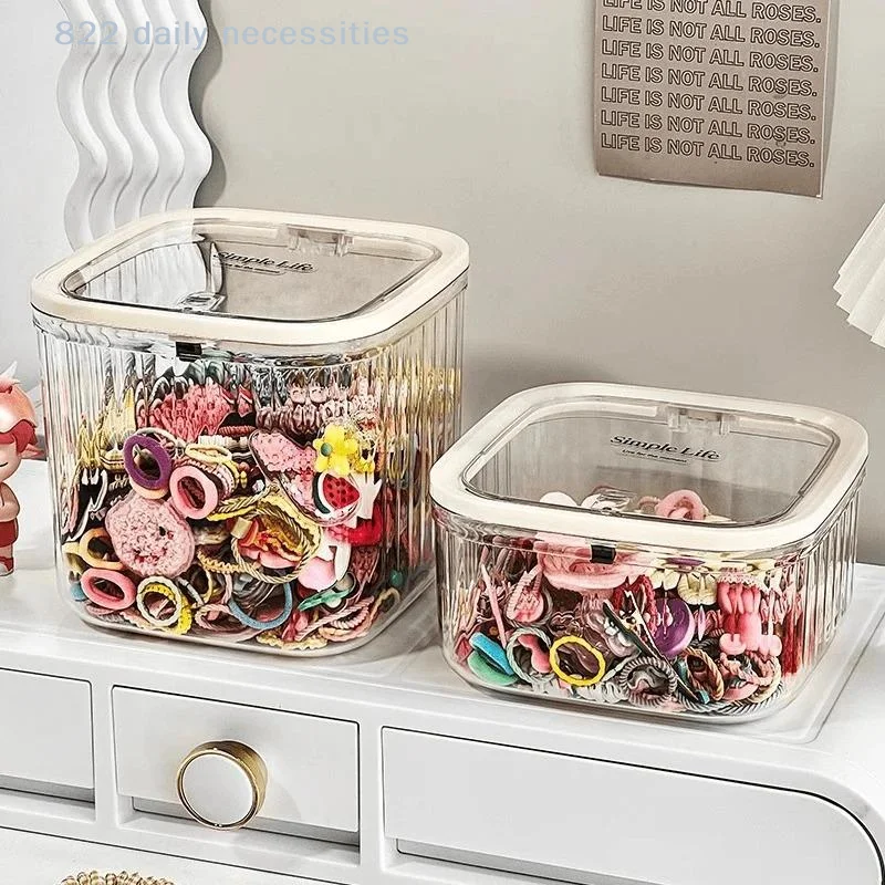 convenient1PC Children's Hair Accessories Storage Box Baby Hair Ties Girls Hair Clips Elastic Bands Jewelry Storage Small Box