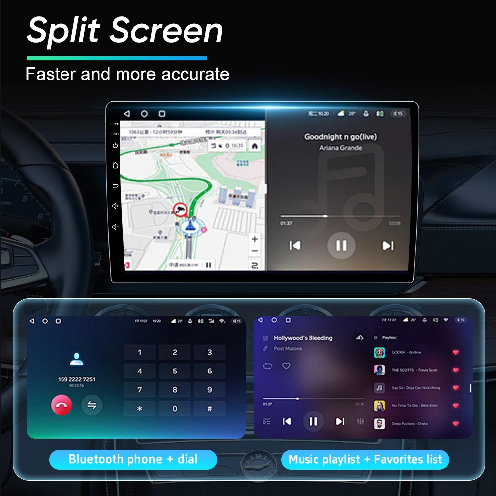 Car Radio Player For Peugeot 307 307CC 307SW 2002 - 2013 Wireless CarPlay Android Auto Intelligent Systems GPS Navi No 2 din DVD image 5