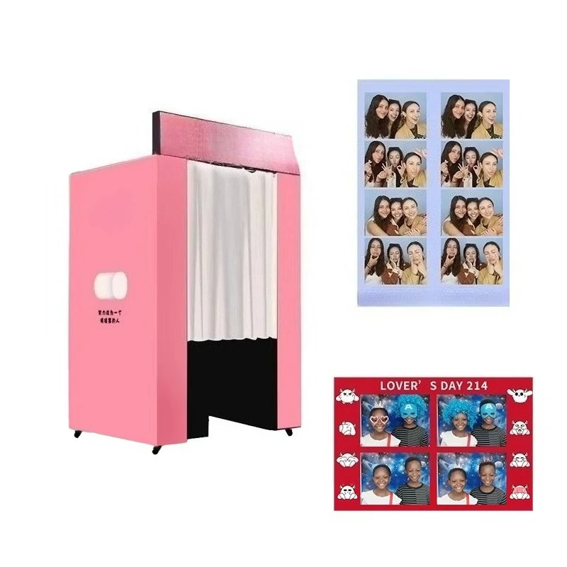 Customized Touch Screen Digital Selfie Photo Booth With 1 Year Warranty For Wedding Party Commercial Event Rental