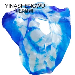 Silk Veils Women 100% High Quality Dance veils Handmade Natural Silk Belly Dance Veils  Dance Props Silk Veils