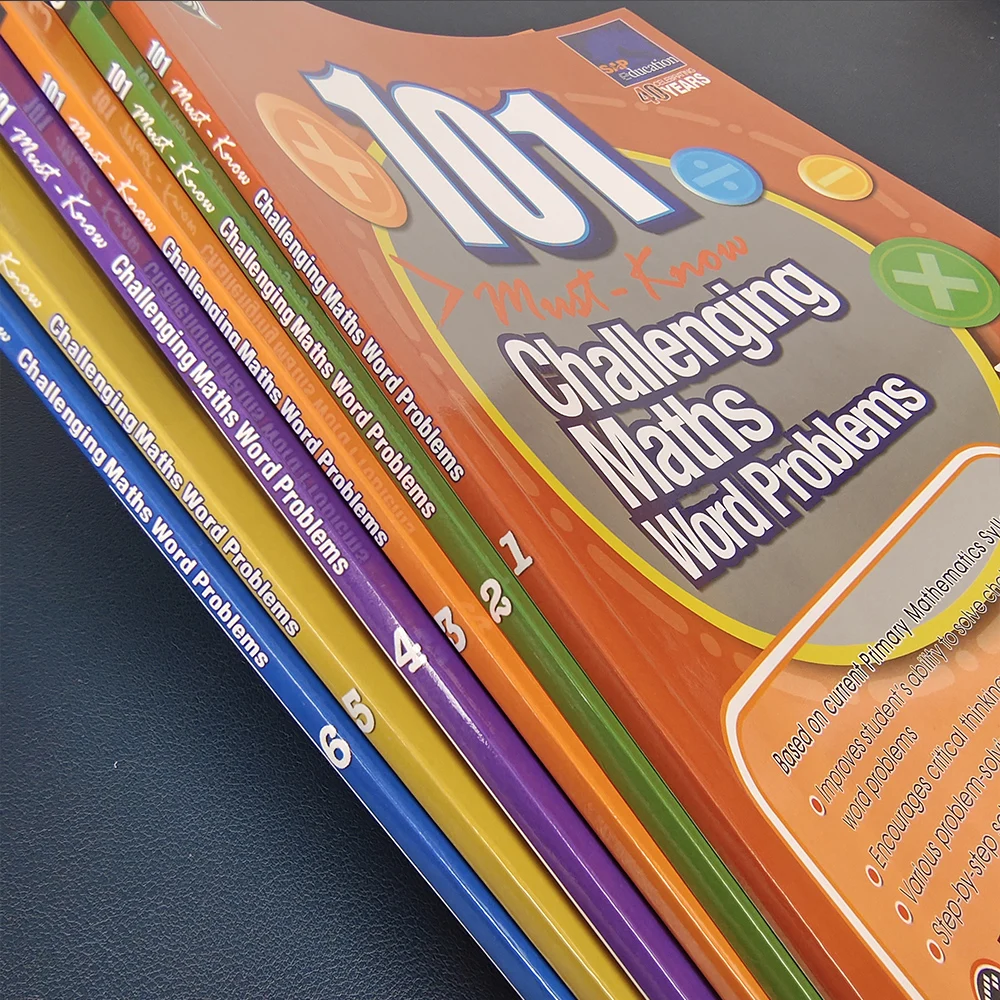 Singapore 101 Mathematics Essential Application Problems for Primary School Students 1-6 in englsh book