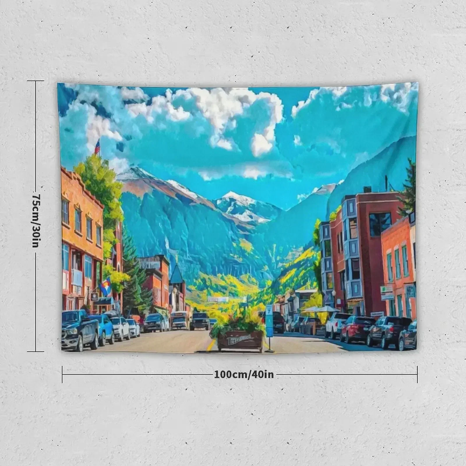 Telluride Colorado Tapestry Wallpapers Home Decor Aesthetic Room Decoration Room Aesthetic Decor Decorative Wall Murals Tapestry