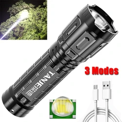 Ultra Bright Mini LED Flashlights USB Rechargeable Lamp Portable Waterproof Torches Lantern Outdoor Camping Hiking Flashlight