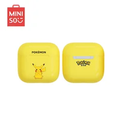 Nowe słuchawki Bluetooth Pokémon Co markowe Pikachu z prawdziwą redukcją szumów bezprzewodowy Sport w ucho Pok é mon wysokiej jakości dźwięku