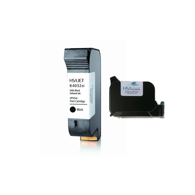 

Compatible Fast Dry HP45si Solvent Black Ink Cartridge 42ml Replace for 12.7mm K0108 K3010 K4010 K4032 K4011si Inkjet Printer