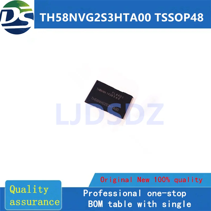 1 unidad/LOTE, TH58NVG2S3HTA00 TSSOP48, nuevo, en STOCK