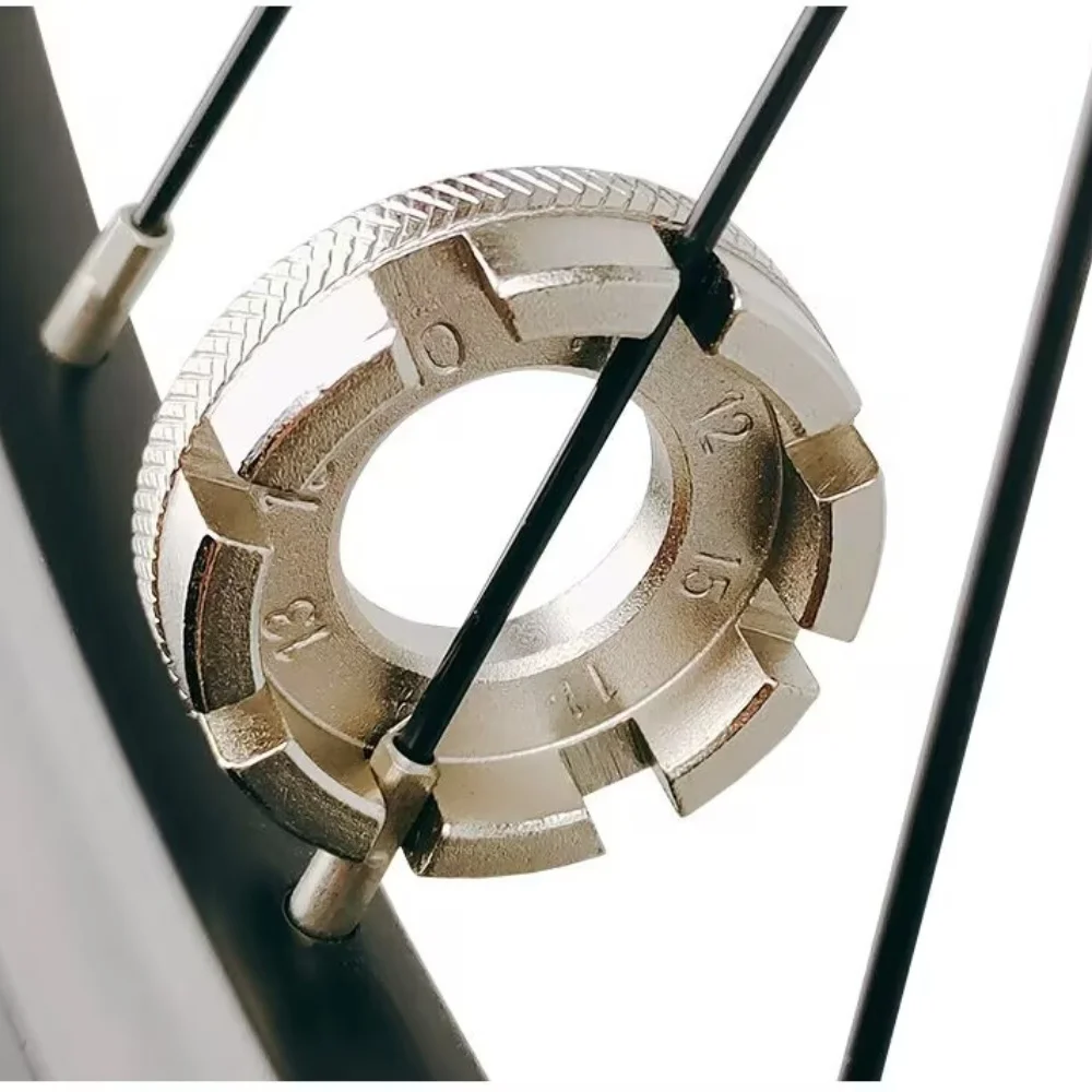 AliExpress chooee 8-in-1 Bicycle Spoke Wrench Tool CNC Machined Spoke Nipple Adjuster with 8 Way Groove for Bike Wheel Repair and Maintenance​​