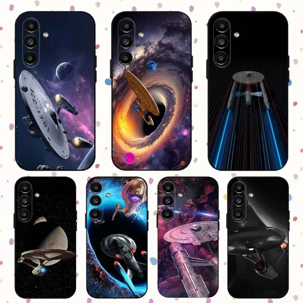 

Star T-Trek tv Phone Case For Samsung S24,S21,S22,S23,S30,Ultra,S20,Plus,Fe,Lite,Note,10,9,5G Black Soft Cover