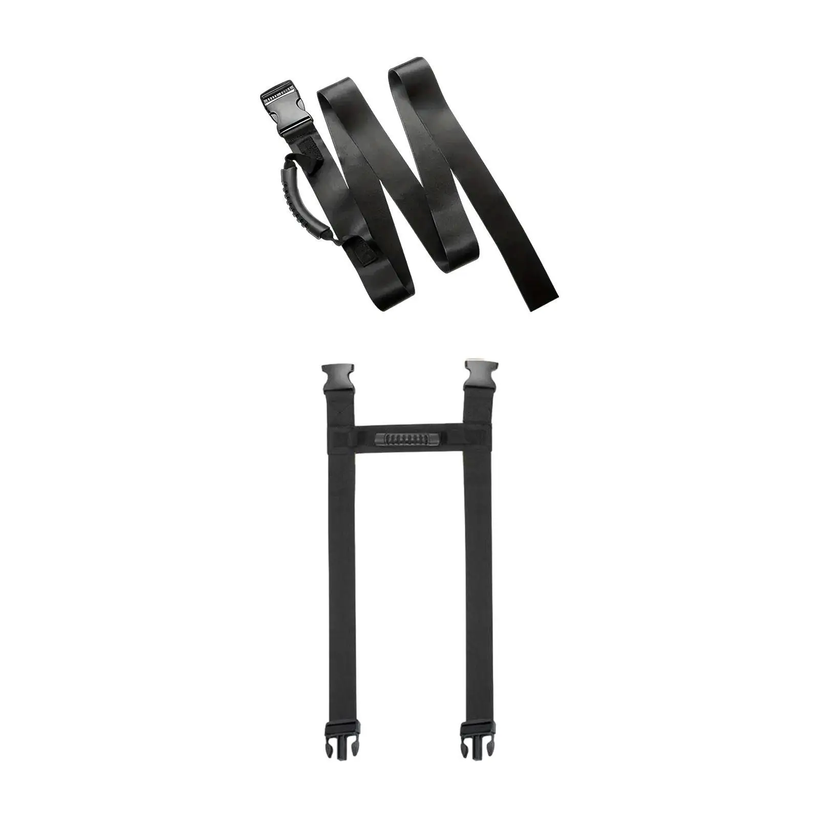 Box Carrying Strap with Handle Portable Heavy Duty Strong Load Capacity Black 6.3ft High Stability Adjustable Belt Handheld Belt