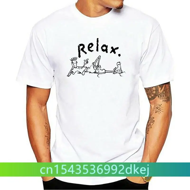 Fido Dido T Shirt Fido Dido Relax T-Shirt Plus size Classic Tee Shirt Male Awesome 100 Percent Cotton Short-Sleeve Tshirt