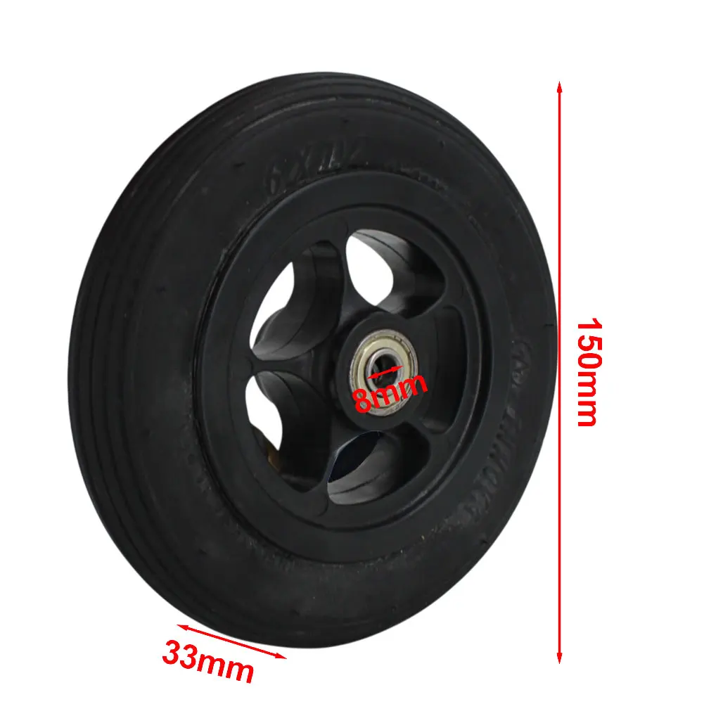 

Шины для электрических инвалидных колясок Outdoor Movement, ширина 3,3 см, для колес 6 дюймов, переднее колесо, легкий дизайн