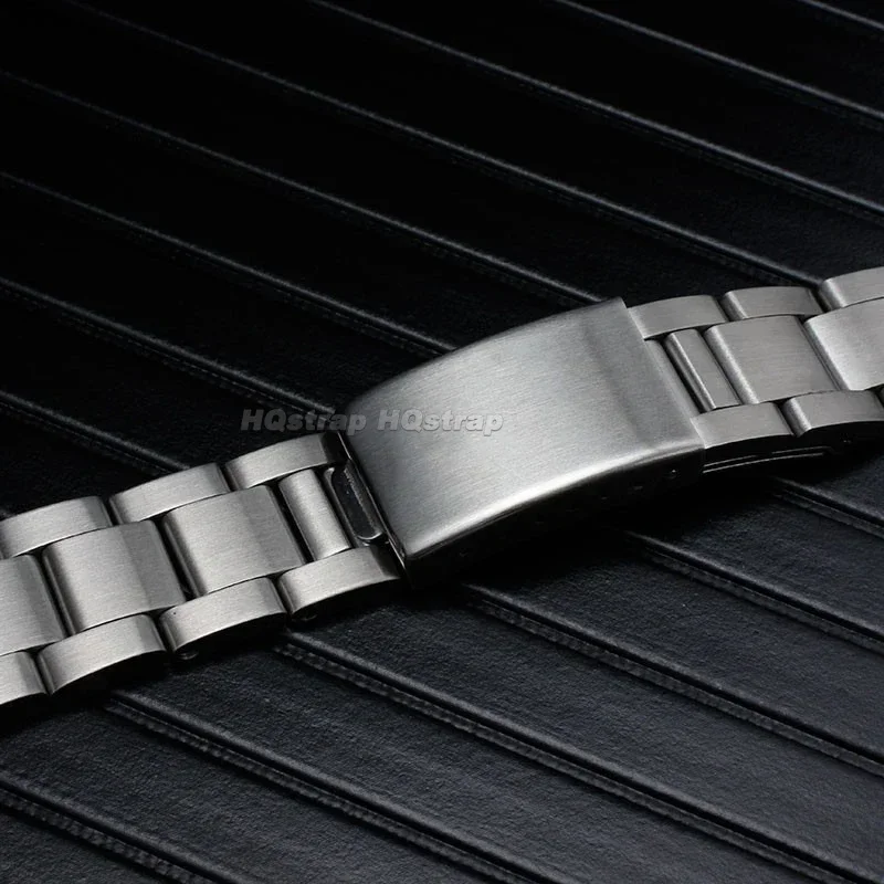 الفولاذ المقاوم للصدأ الفرقة 19 مللي متر 20 مللي متر حزام ل رولكس معصمه منحني نهاية سوار العالمي استبدال حزام اكسسوارات رجل امرأة