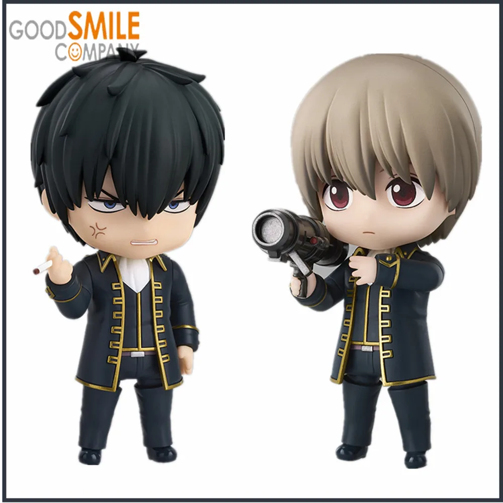 Anime Figure Bandai GINTAMA Hijikata Toushirou 2514 Okita Sougo 2584 PVC Action Toys Figurine Model Collector Doll 10cm